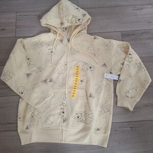 Disney Winnie The Pooh Womens zip up hoodie BNWT Medium